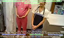 与9个月的孕妇护士Nova Maverick在Tampas医生办公室体验妇科检查